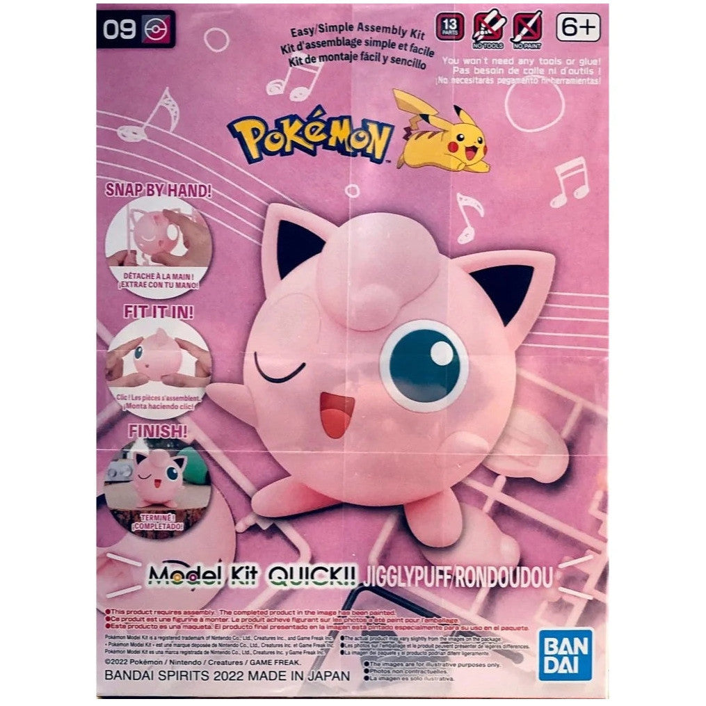 Pokemon Model Kit QUICK!! 09 JIGGLYPUFF