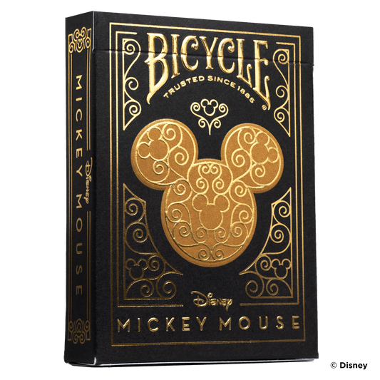 Bicycle Disney Black & Gold Mickey Playing Cards Display (6)