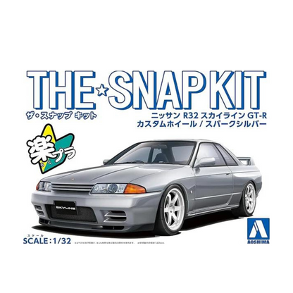 1/32 SNAP NISSAN R32 SKYLINE GT-R CUSTOM WHEEL (Spark Silver)