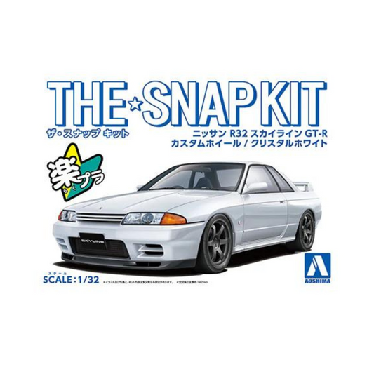 1/32 SNAP NISSAN R32 SKYLINE GT-R CUSTOM WHEEL (Crystal White)