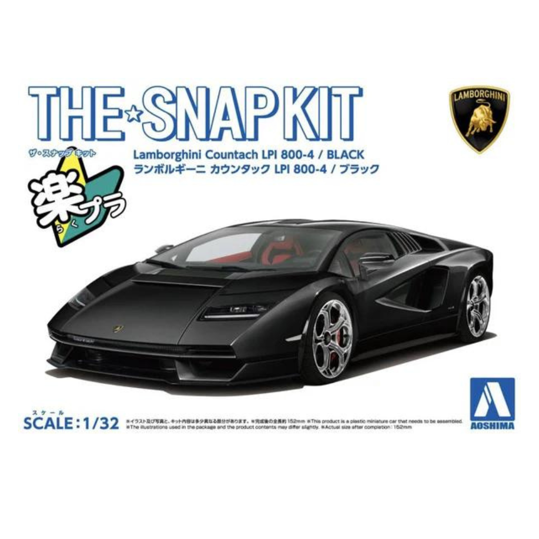 1/32 SNAP Lamborghini Countach LPI 800-4 (Black)