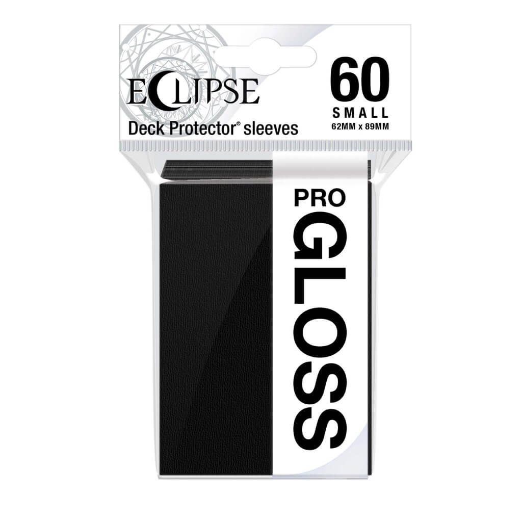 ULTRA PRO Eclipse - Deck Protector Small Gloss 60ct - Jet Black