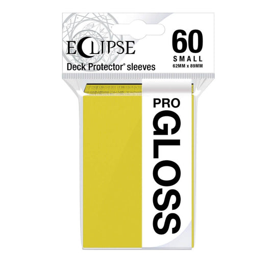 ULTRA PRO Eclipse - Deck Protector Small Gloss 60ct - Lemon Yellow