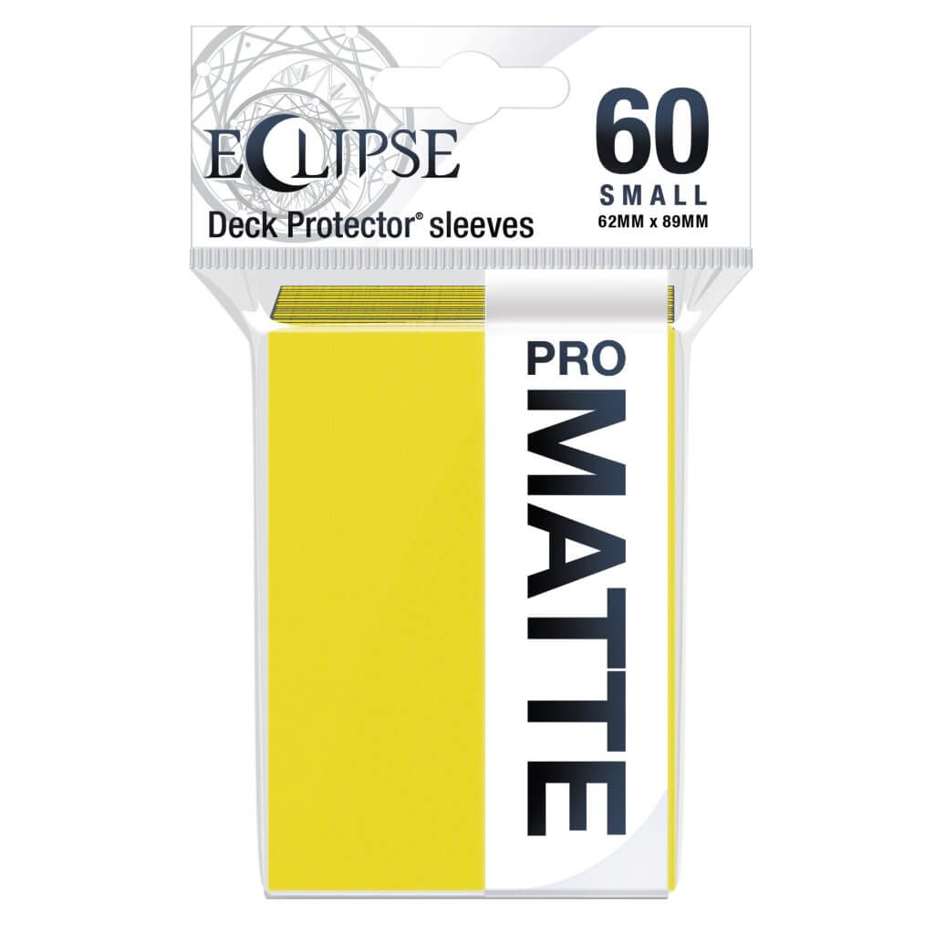 ULTRA PRO Eclipse - Deck Protector Small 60ct Matte - Lemon Yellow