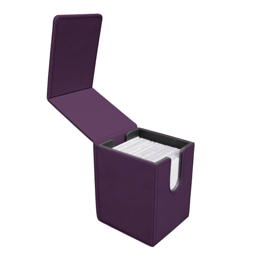 ULTRA PRO Vivid Deck Box Alcove Flip - Midnight Plum