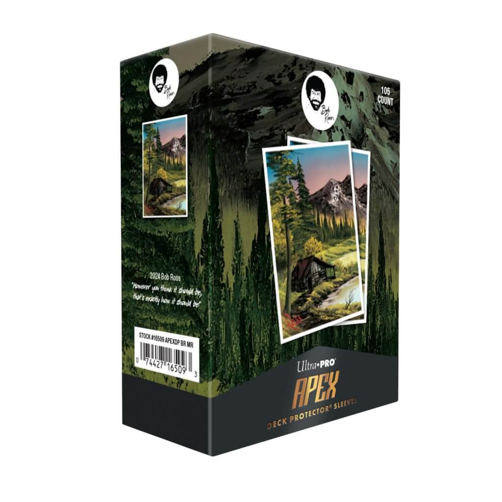 ULTRA PRO Bob Ross Collection Mountain Retreat Apex Deck Protector Sleeves