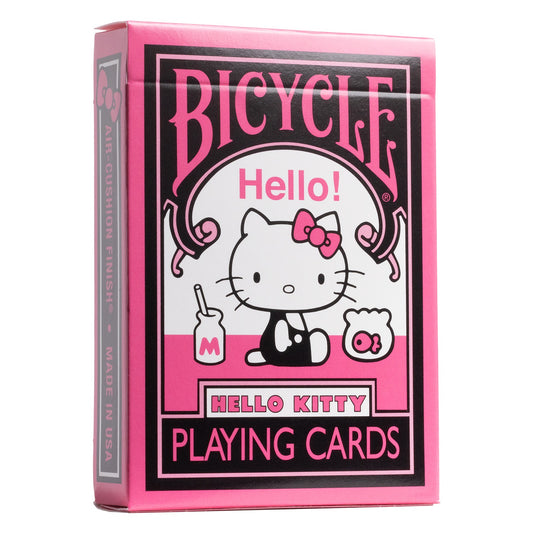 Hello Kitty Black & Pink Playing Cards