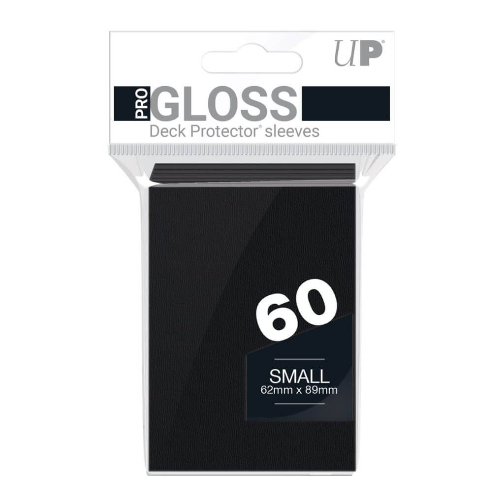 ULTRA PRO PRO-Gloss 60ct Small Deck Protector® sleeves - Black