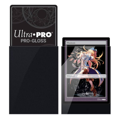 ULTRA PRO PRO-Gloss 60ct Small Deck Protector® sleeves - Black