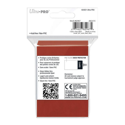 ULTRA PRO Deck Protector - Mini 60ct Imperial Red