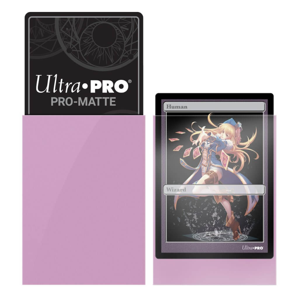 ULTRA PRO - SMALL PRO - Matte - Deck Protector Sleeves Pink