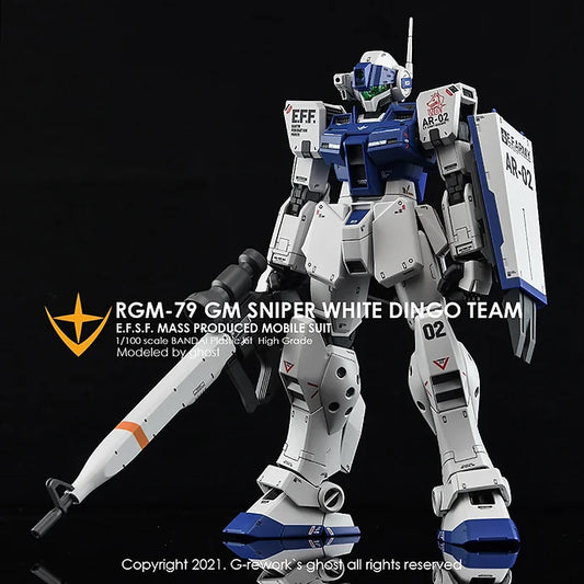 [MG] RGM-79SP GM SNIPERII [ WHITE DINGO ]