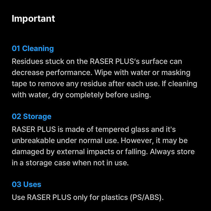 RASER PLUS [Original Edition 01]