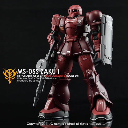 [Pre-order][HG] ORIGIN MS-05 JAKUI ( CHAR AZNABLE)