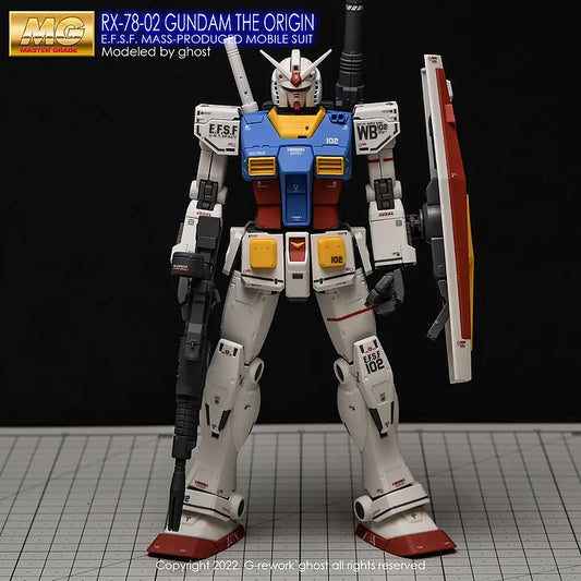 [MG] THE ORIGIN GUNDAM (decal v2.0)