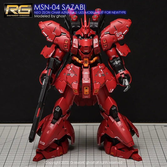 [RG] MSN-04 SAZABI (decal v2.0)