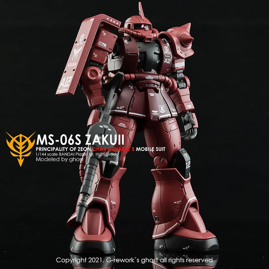 [Pre-order]-[HG] ORIGIN MS-06S JAKU II ( CHAR AZNABLE)