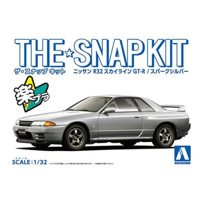 1/32 SNAP NISSAN R32 SKYLINE GT-R (Spark Silver)