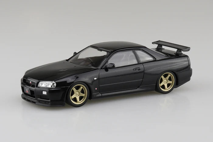 1/32 SNAP NISSAN R34 SKYLINE GT-R CUSTOM WHEEL (Black Pearl)