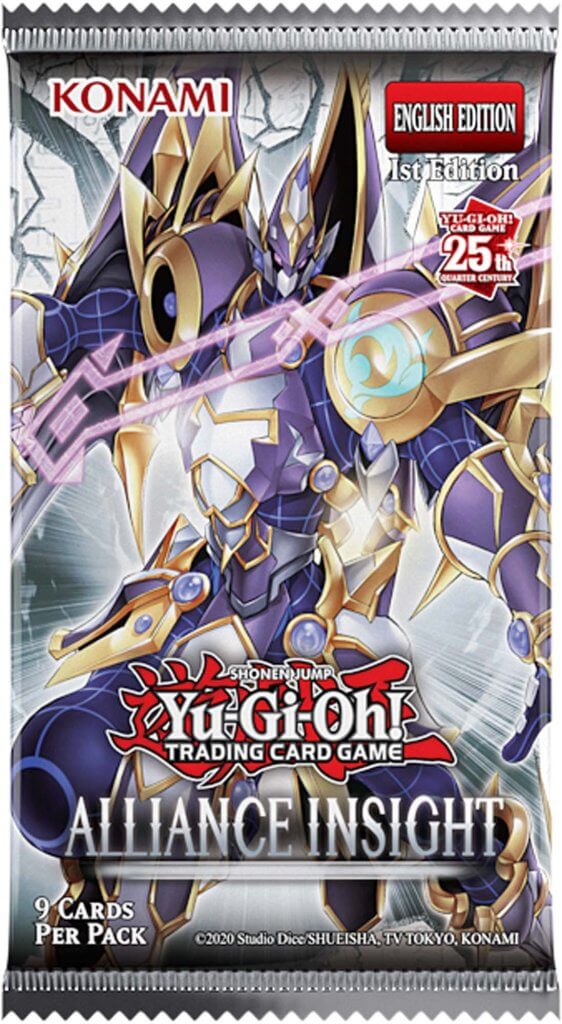 YU-GI-OH! TCG Alliance Insight 9 x card Booster