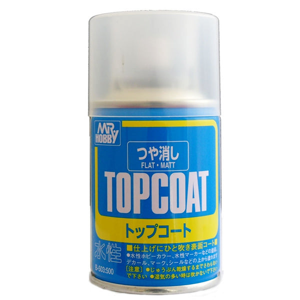 Mr Topcoat Flat Clear Spray