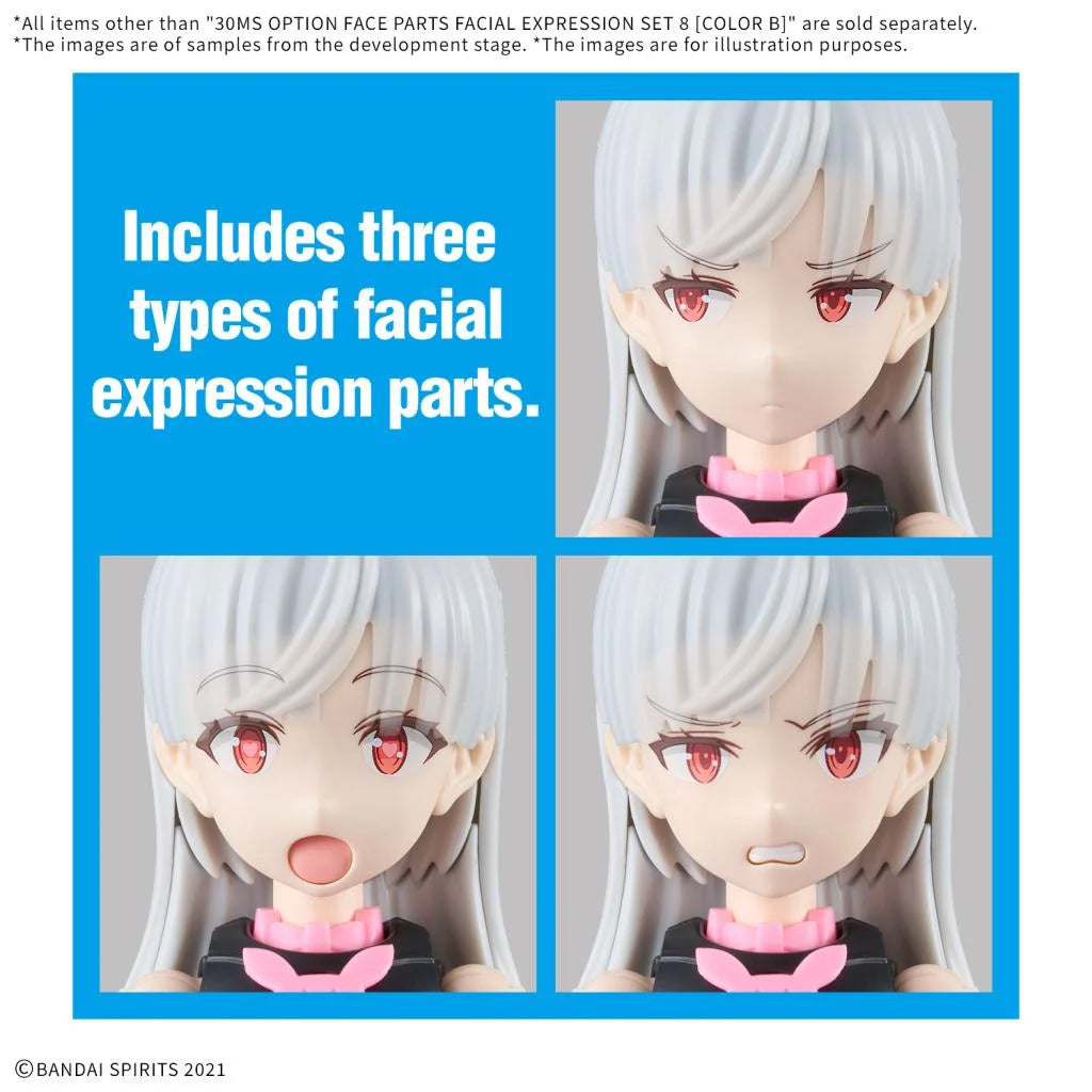 30MS OPTION FACE PARTS FACIAL EXPRESSION SET 8 [COLOR B]