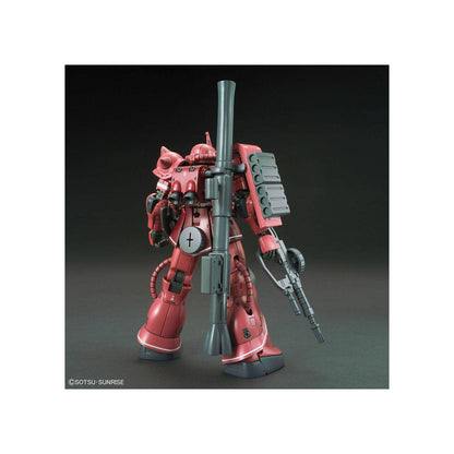 HG 1/144 MS-06s Zaku  II Principality Of Zeon Char Aznable S Mobile Suit Red Comet Ver