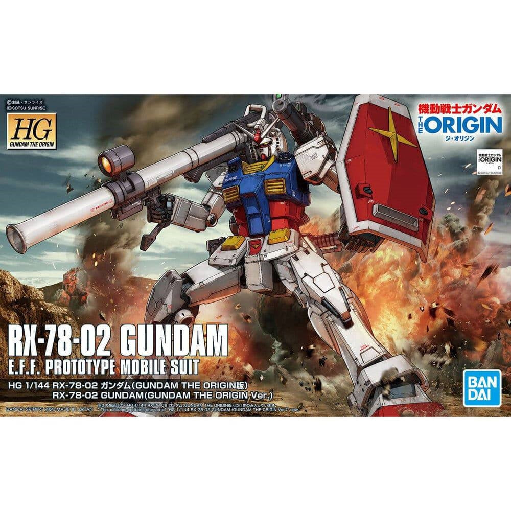 HG 1/144 Rx-78-02 Gundam Gundam The Origin Ver