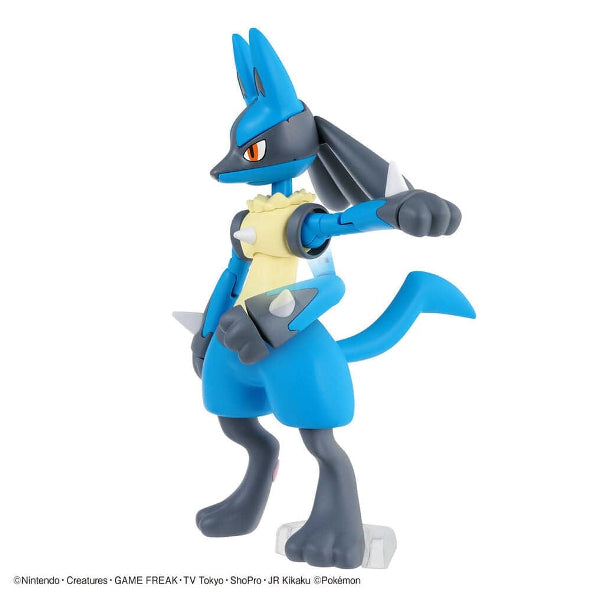 Pokemon Model Kit Riolu And Lucario