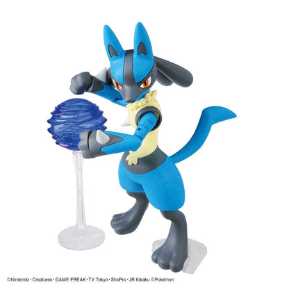 Pokemon Model Kit Riolu And Lucario