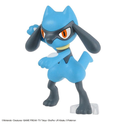 Pokemon Model Kit Riolu And Lucario