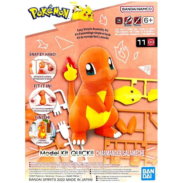 Pokemon Model Kit Quick!! 11 Charmander