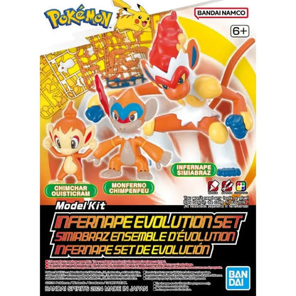 Pokemon Model Kit Infernape Evolution Set