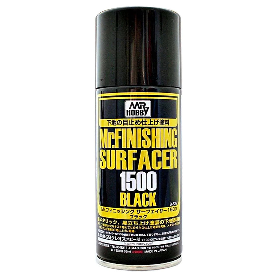 Mr Finishing Surfacer Black 1500 170ml Spray