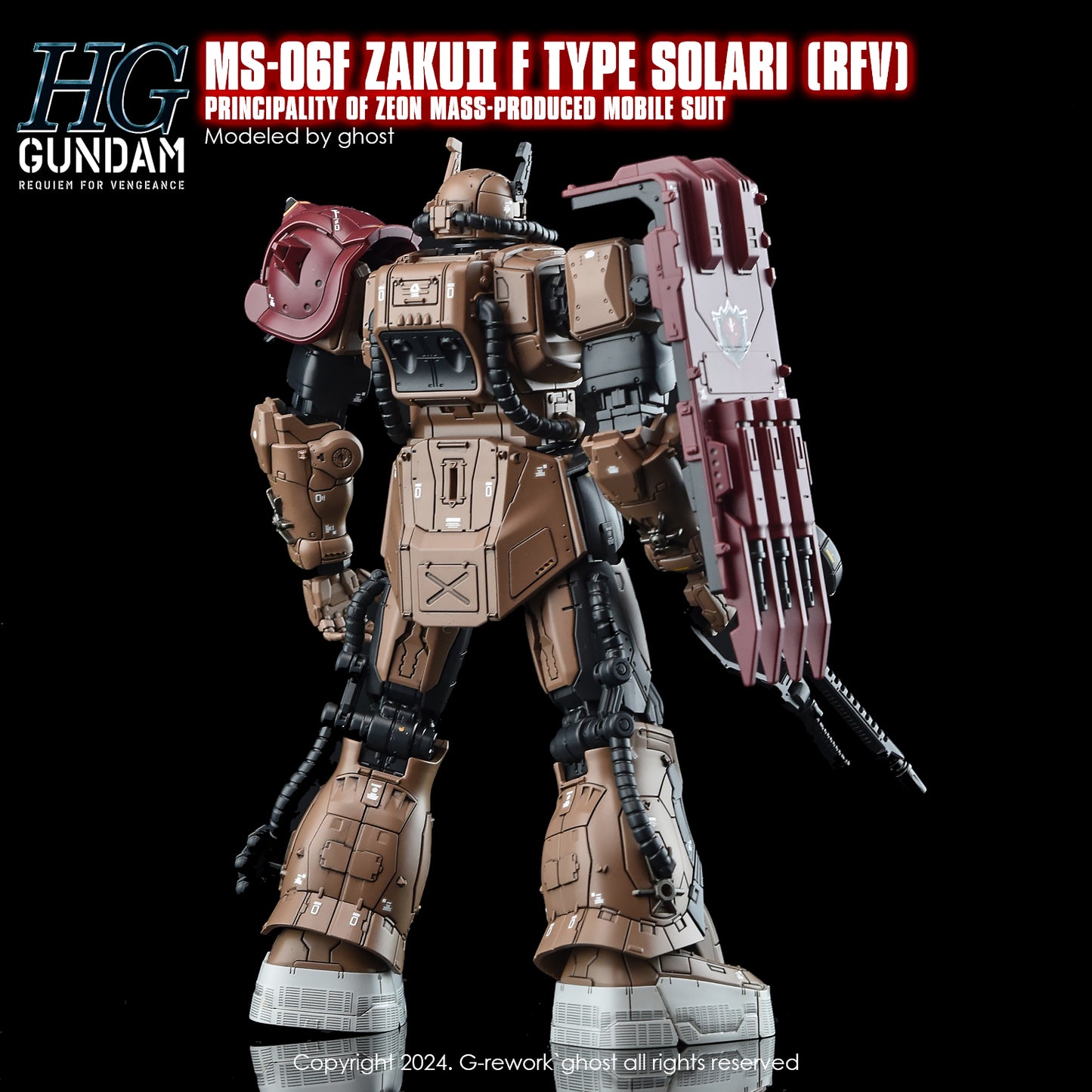 [HG] [RFV] MS-O6F ZAKUII F TYPE SOLARI