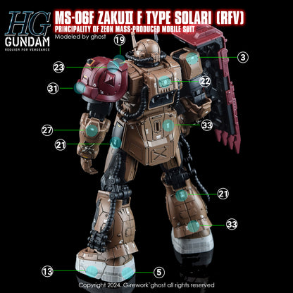 [HG] [RFV] MS-O6F ZAKUII F TYPE SOLARI