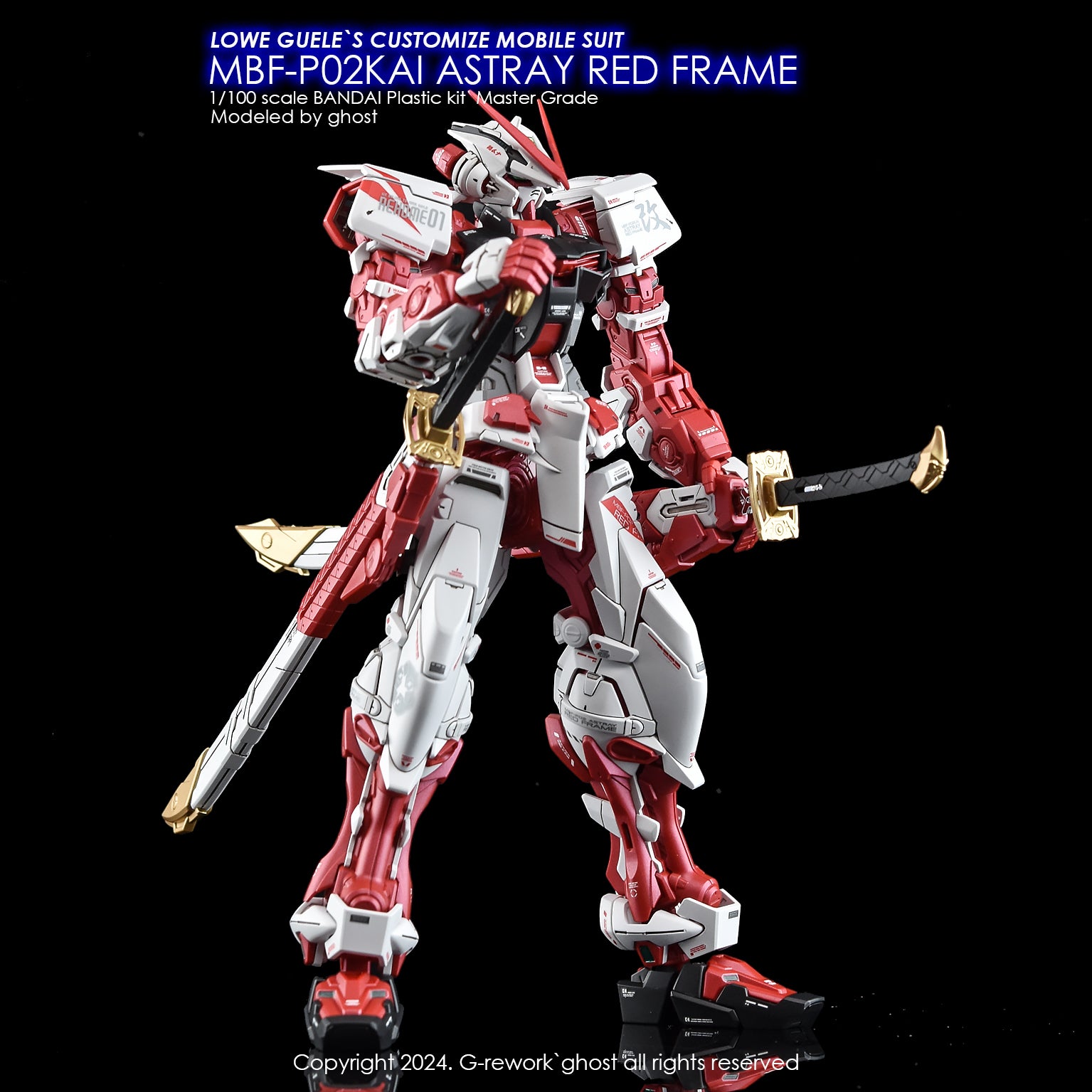 G-REWORK DECALS [MG] ASTRAY RED FRAME Kai