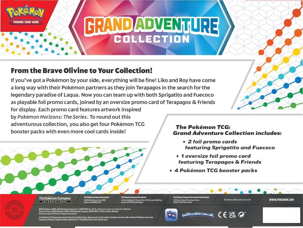 POKÉMON TCG Grand Adventure Collection