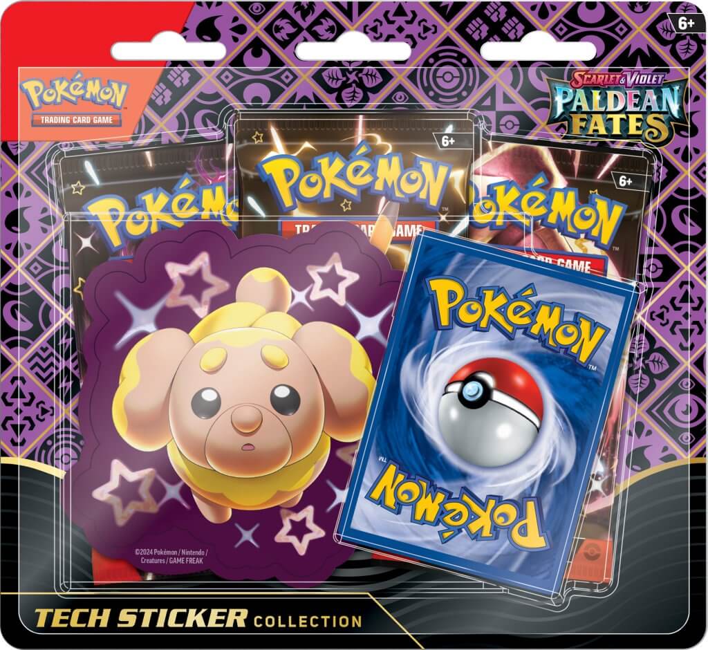 POKÉMON TCG Scarlet & Violet 4.5 Paldean Fates Tech Sticker Blister