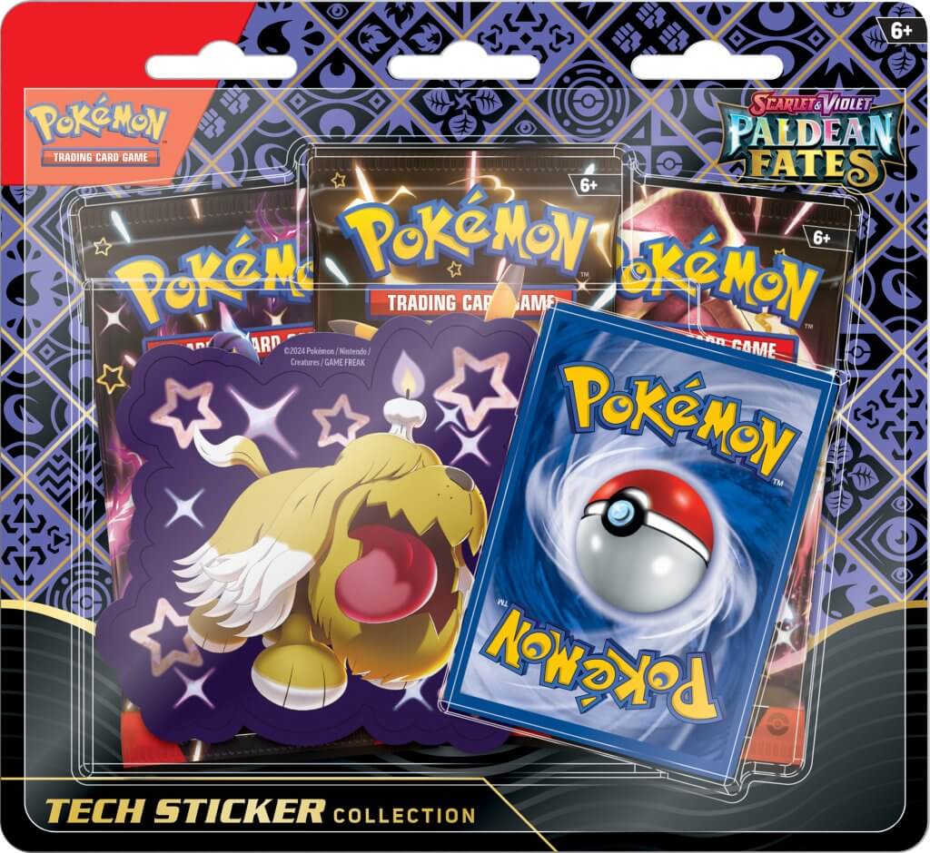 POKÉMON TCG Scarlet & Violet 4.5 Paldean Fates Tech Sticker Blister