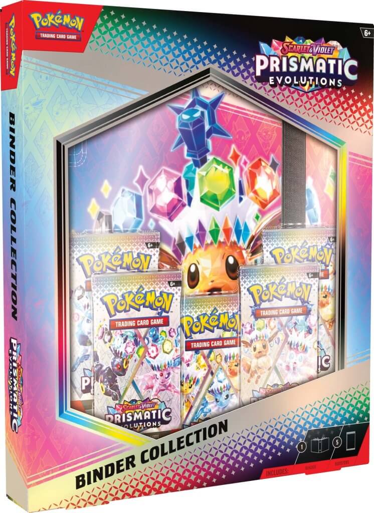 POKÉMON TCG Scarlet & Violet 8.5 Prismatic Evolutions Binder Collection