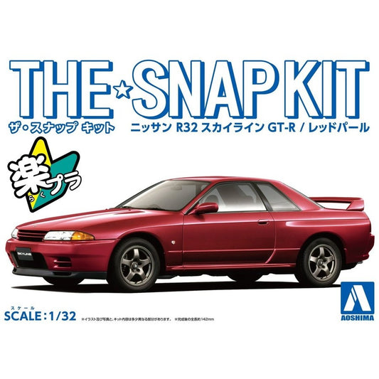 1/32 SNAP NISSAN R32 SKYLINE GT-R (Red Pearl)