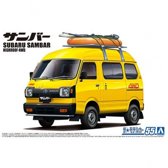 1/24 SUBARU TT1 SAMBAR HIGH-ROOF 4WD 80