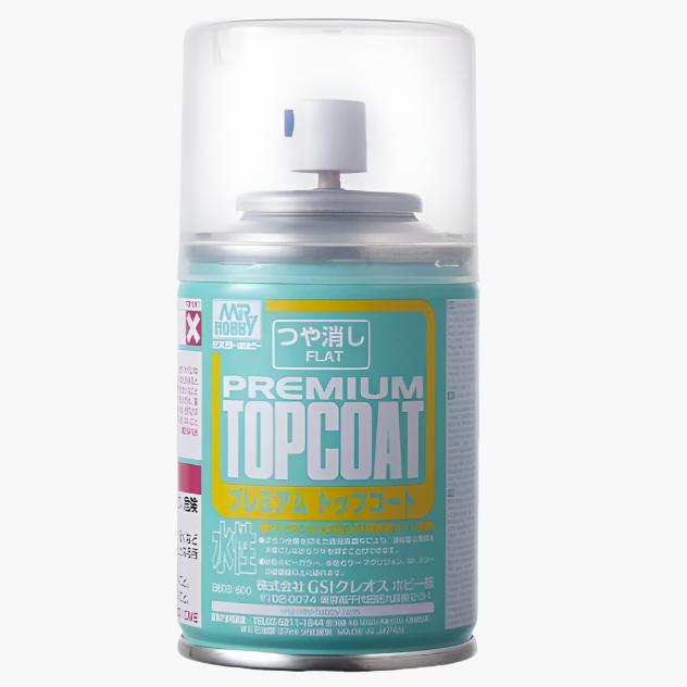 Mr Premium Topcoat Flat Spray