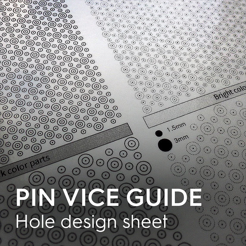 CUSTOM GUIDE [for Pin Vise / Transparent]