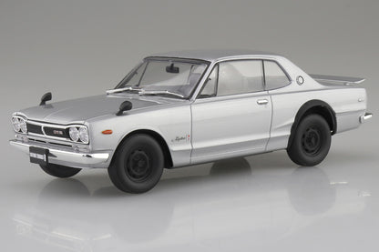 1/24 Snap KPGC10 Skyline HT 2000 GT-R 1970 Silver