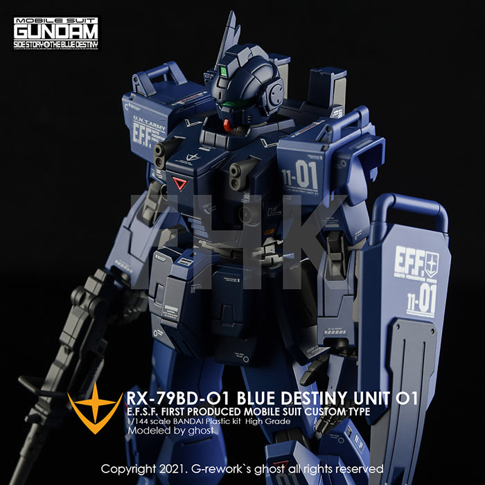 [HG] RX-79 BD-01 [BLUE DESTINY]