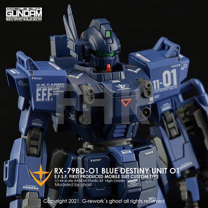 [HG] RX-79 BD-01 [BLUE DESTINY]