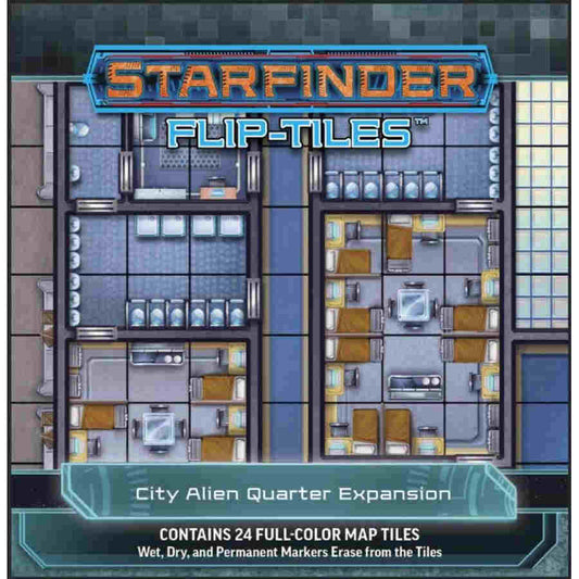 Starfinder RPG: Flip Tiles: City Alien Quarter Expansion