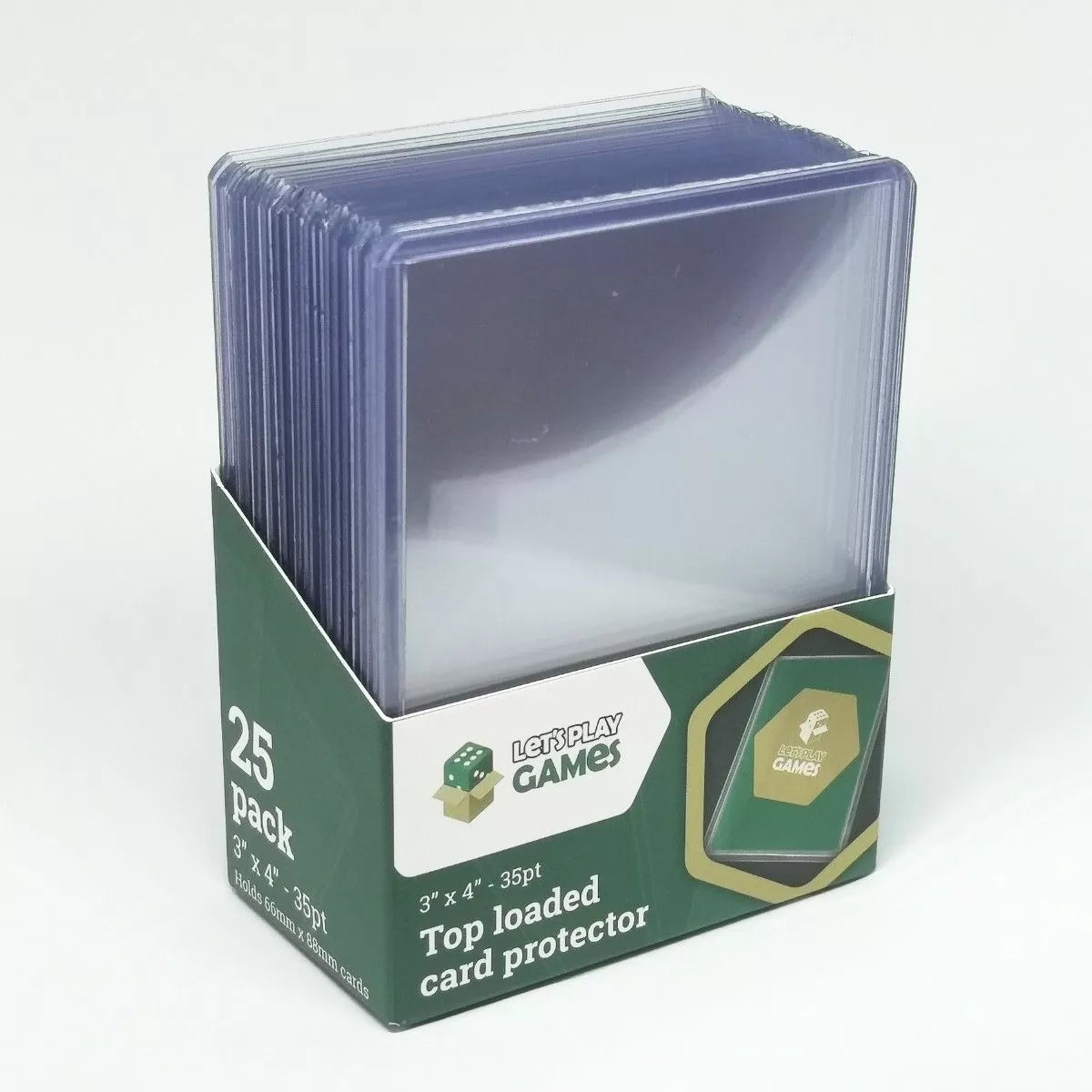 LPG Essentials Top Loaded Card Protector 3"x4" 35pt